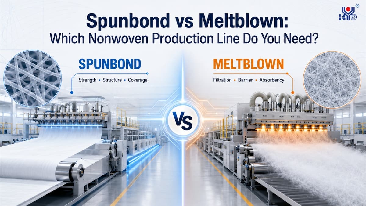 Spunbond vs Meltblown: Which Nonwoven Production Line Do You Need