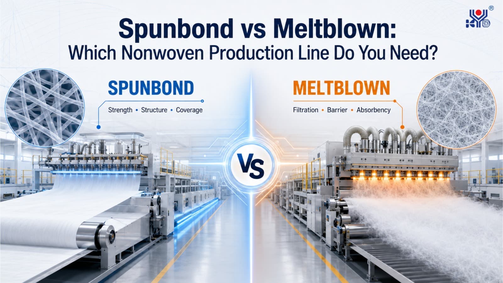 Spunbond vs Meltblown: Which Nonwoven Production Line Do You Need